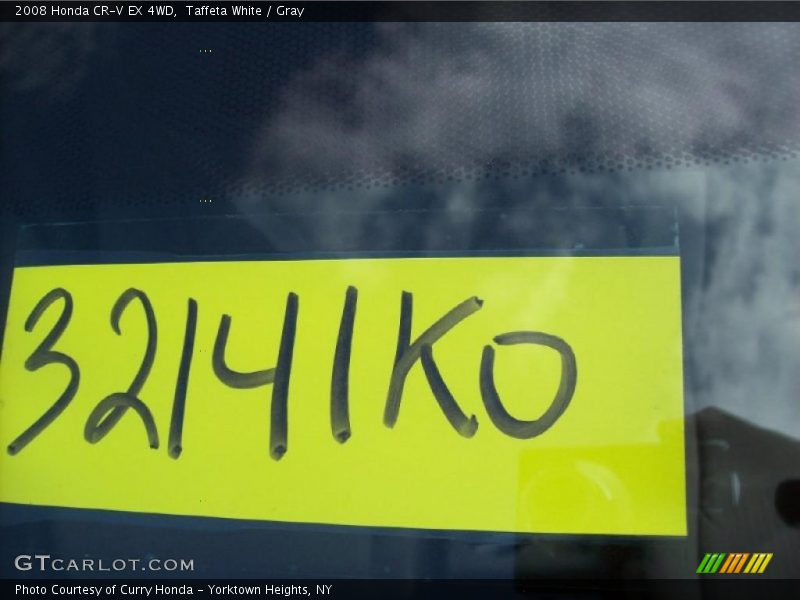 Taffeta White / Gray 2008 Honda CR-V EX 4WD