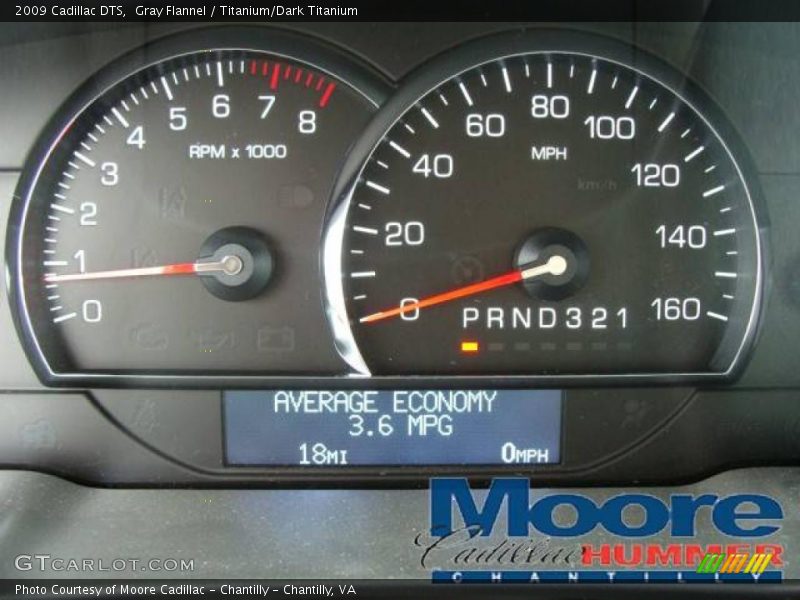 Gray Flannel / Titanium/Dark Titanium 2009 Cadillac DTS