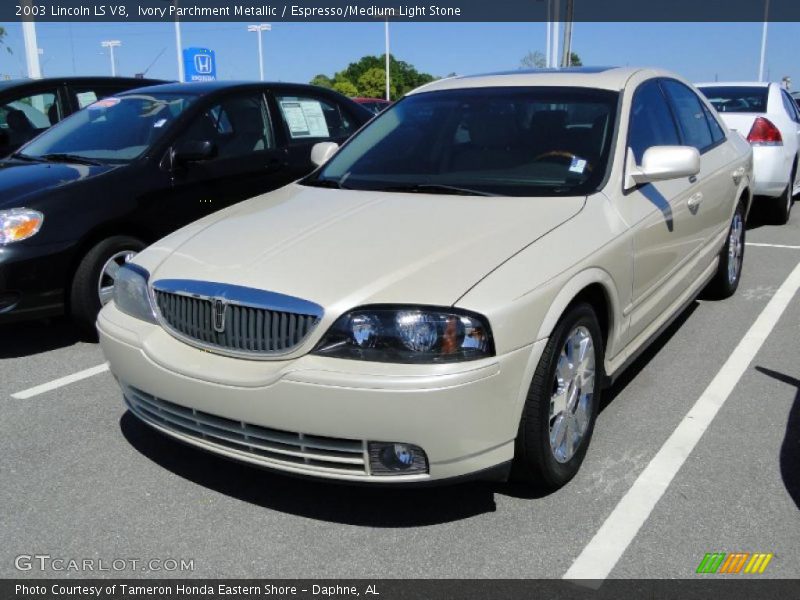 Ivory Parchment Metallic / Espresso/Medium Light Stone 2003 Lincoln LS V8