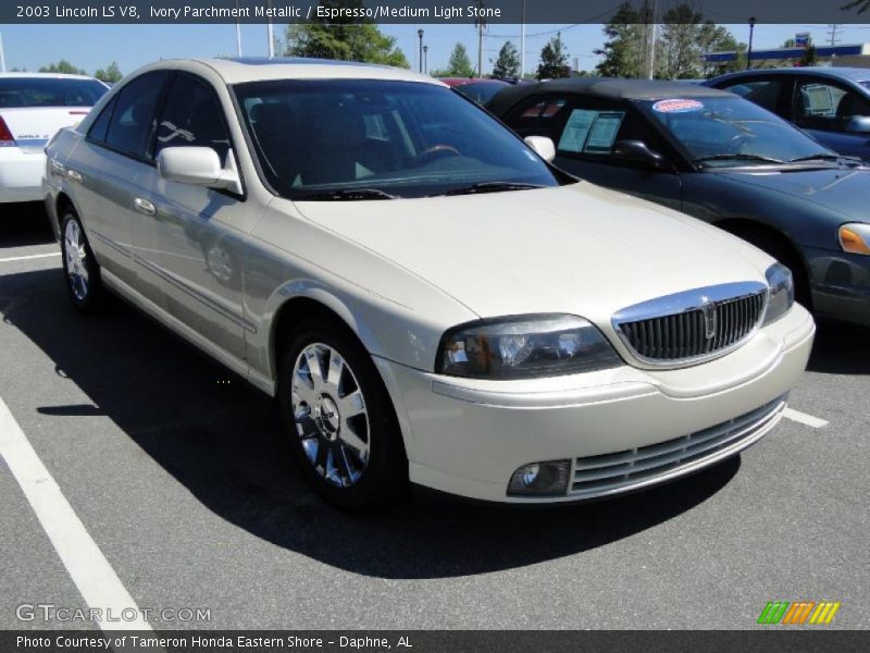 Ivory Parchment Metallic / Espresso/Medium Light Stone 2003 Lincoln LS V8