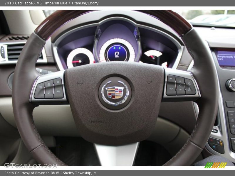 Imperial Blue / Titanium/Ebony 2010 Cadillac SRX V6