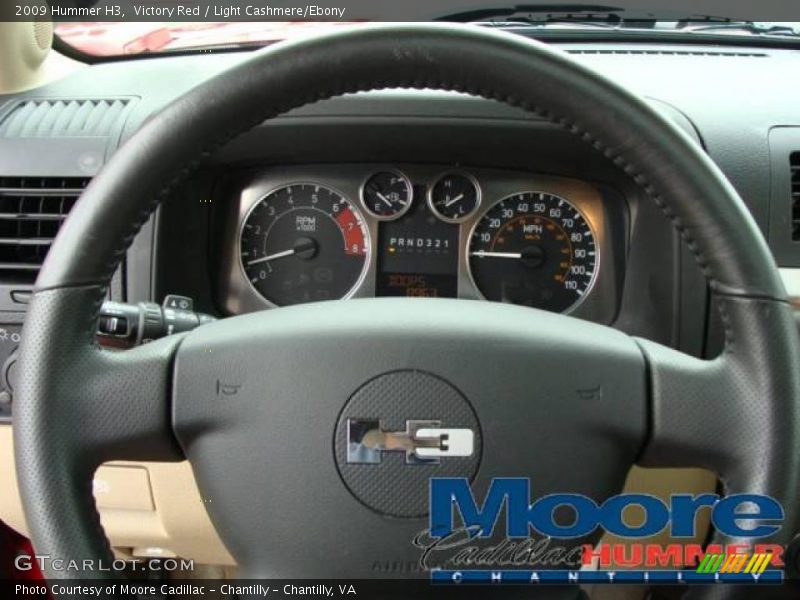 Victory Red / Light Cashmere/Ebony 2009 Hummer H3