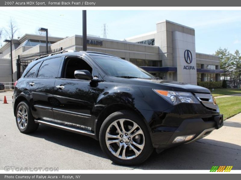 Formal Black Pearl / Ebony 2007 Acura MDX Sport