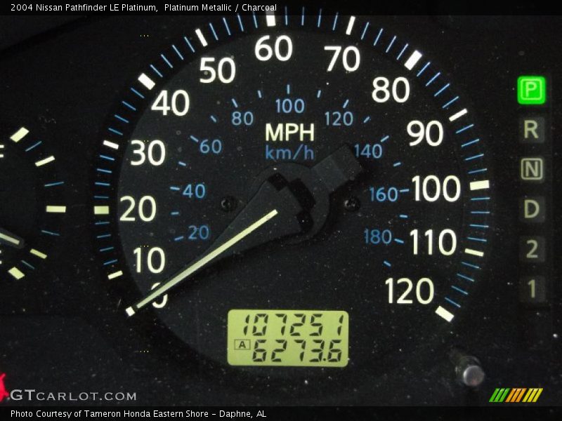 Platinum Metallic / Charcoal 2004 Nissan Pathfinder LE Platinum