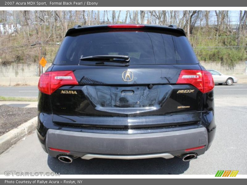 Formal Black Pearl / Ebony 2007 Acura MDX Sport