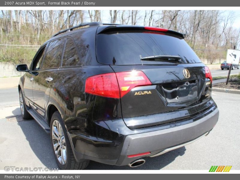 Formal Black Pearl / Ebony 2007 Acura MDX Sport