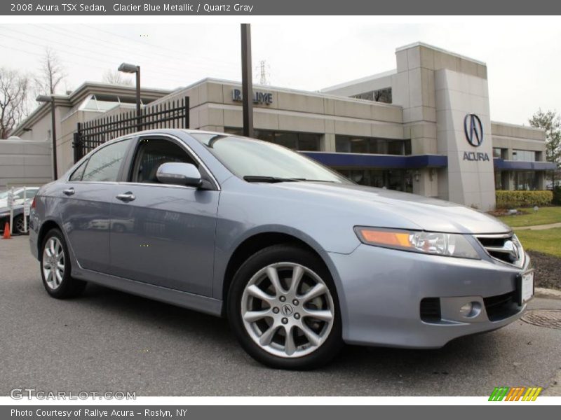 Glacier Blue Metallic / Quartz Gray 2008 Acura TSX Sedan