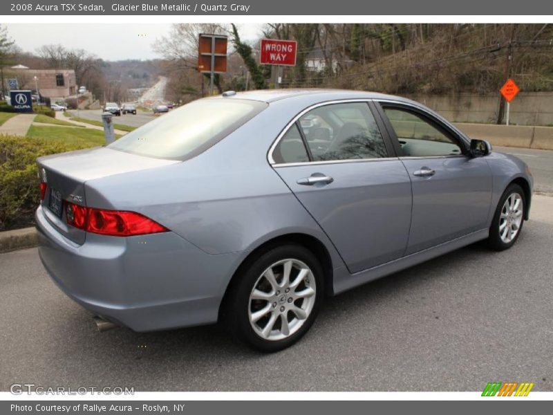 Glacier Blue Metallic / Quartz Gray 2008 Acura TSX Sedan