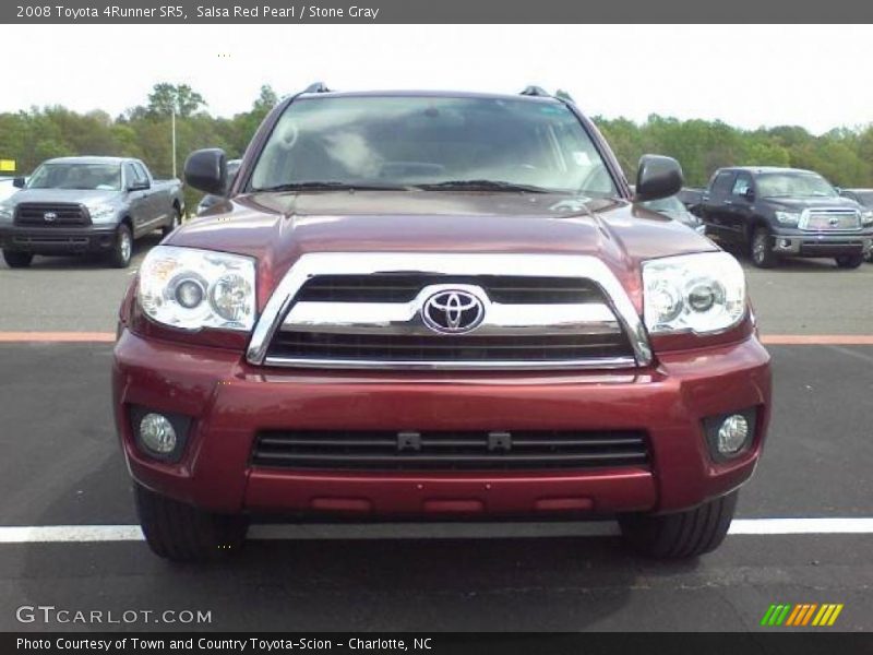 Salsa Red Pearl / Stone Gray 2008 Toyota 4Runner SR5