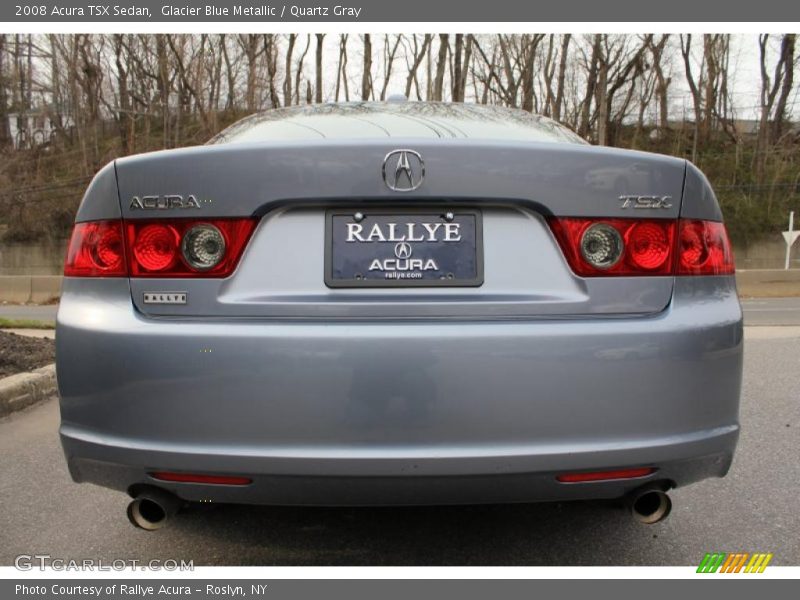 Glacier Blue Metallic / Quartz Gray 2008 Acura TSX Sedan