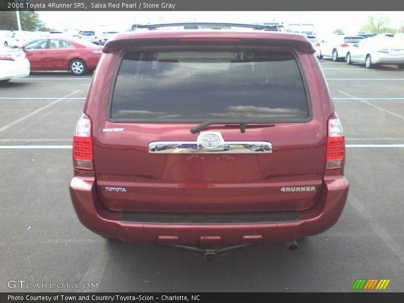 Salsa Red Pearl / Stone Gray 2008 Toyota 4Runner SR5