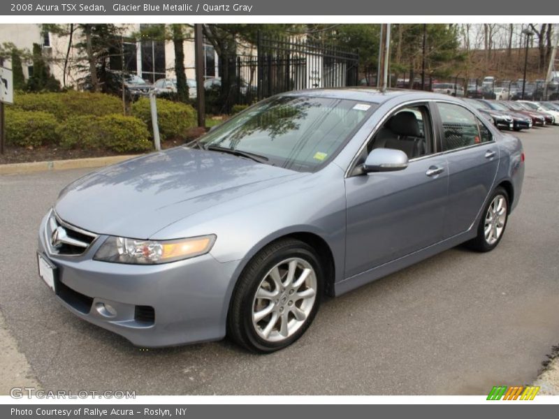 Glacier Blue Metallic / Quartz Gray 2008 Acura TSX Sedan