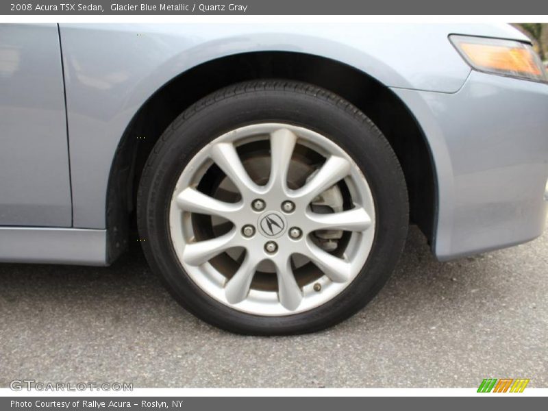 Glacier Blue Metallic / Quartz Gray 2008 Acura TSX Sedan