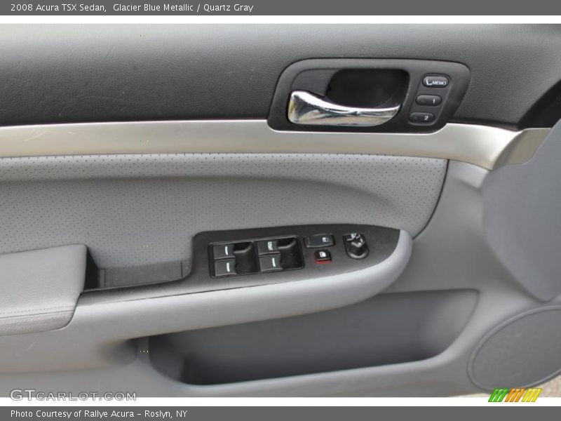 Glacier Blue Metallic / Quartz Gray 2008 Acura TSX Sedan