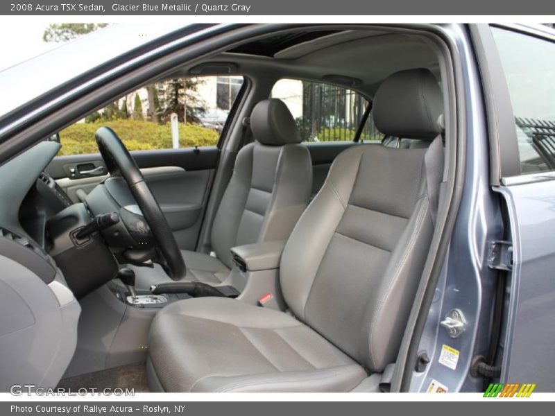 Glacier Blue Metallic / Quartz Gray 2008 Acura TSX Sedan