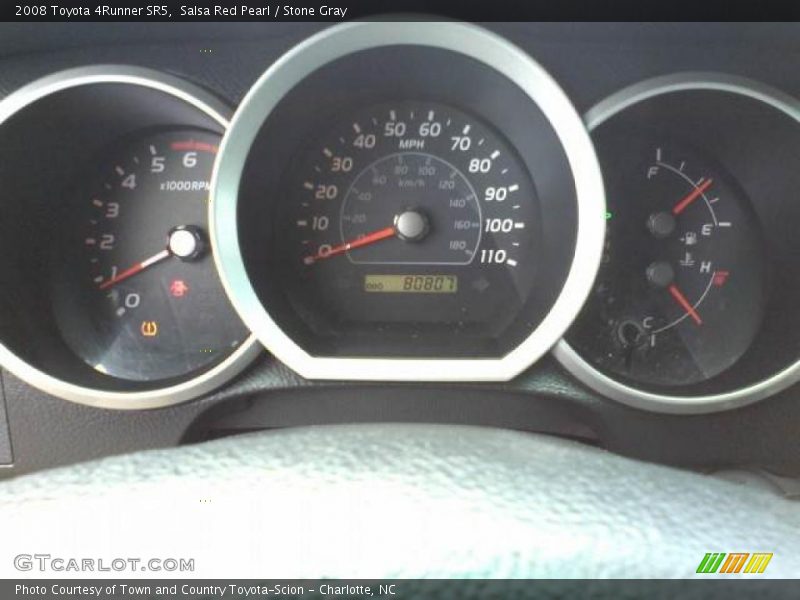 Salsa Red Pearl / Stone Gray 2008 Toyota 4Runner SR5