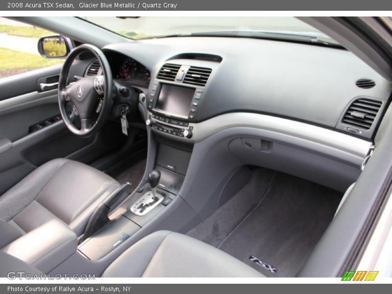 Glacier Blue Metallic / Quartz Gray 2008 Acura TSX Sedan