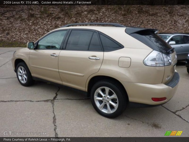 Golden Almond Metallic / Parchment 2009 Lexus RX 350 AWD