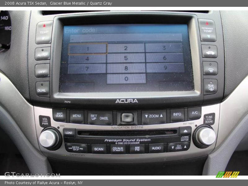 Glacier Blue Metallic / Quartz Gray 2008 Acura TSX Sedan