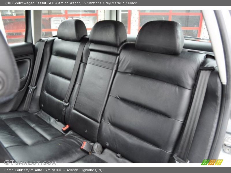  2003 Passat GLX 4Motion Wagon Black Interior