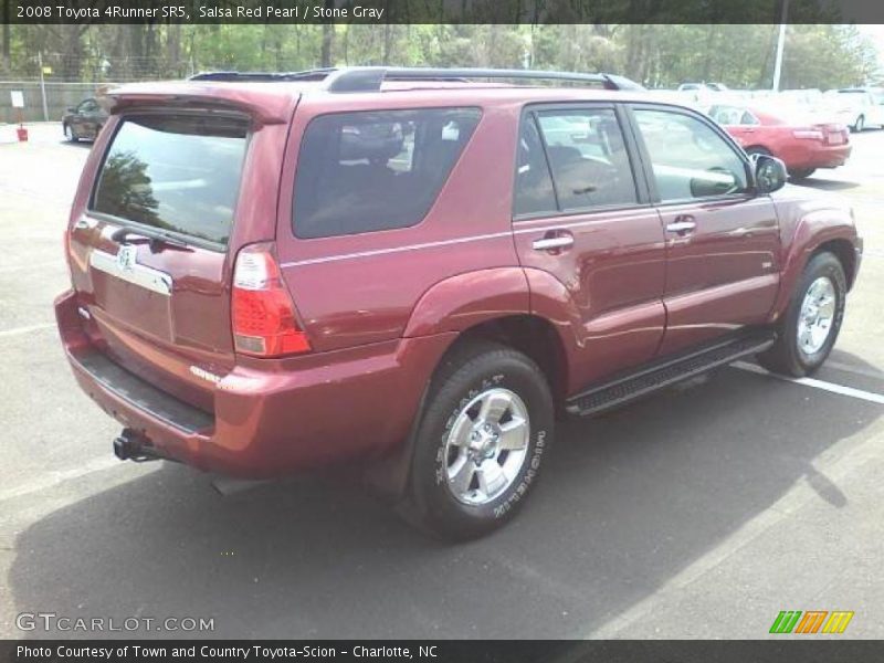Salsa Red Pearl / Stone Gray 2008 Toyota 4Runner SR5