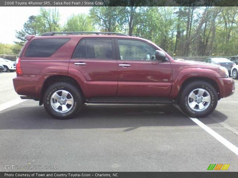 Salsa Red Pearl / Stone Gray 2008 Toyota 4Runner SR5