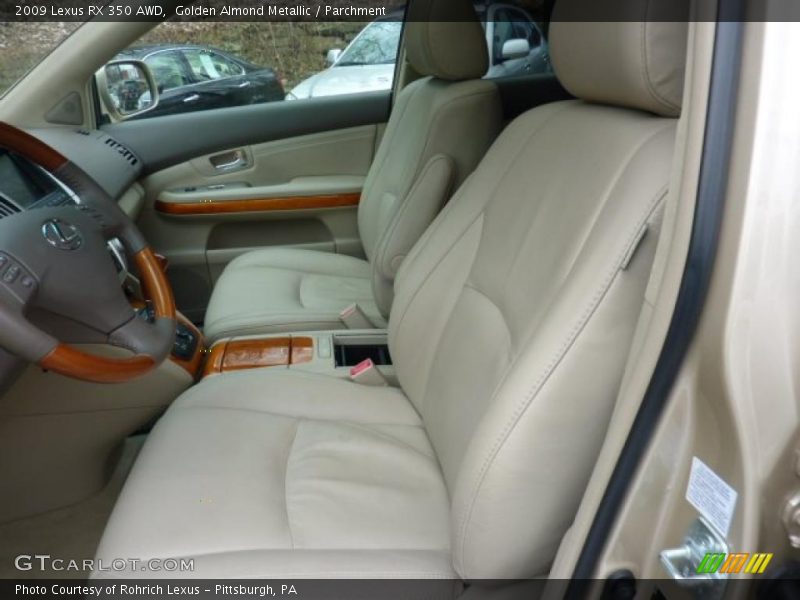 Golden Almond Metallic / Parchment 2009 Lexus RX 350 AWD