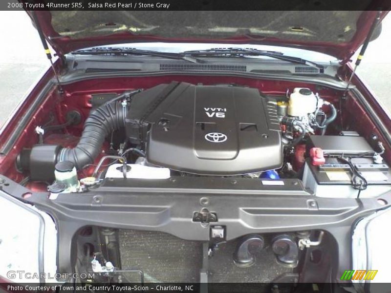 Salsa Red Pearl / Stone Gray 2008 Toyota 4Runner SR5