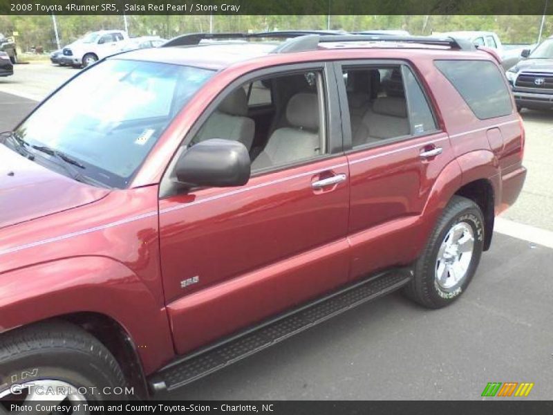 Salsa Red Pearl / Stone Gray 2008 Toyota 4Runner SR5
