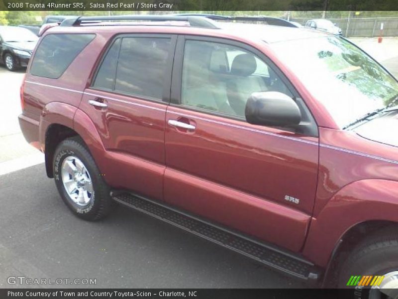 Salsa Red Pearl / Stone Gray 2008 Toyota 4Runner SR5
