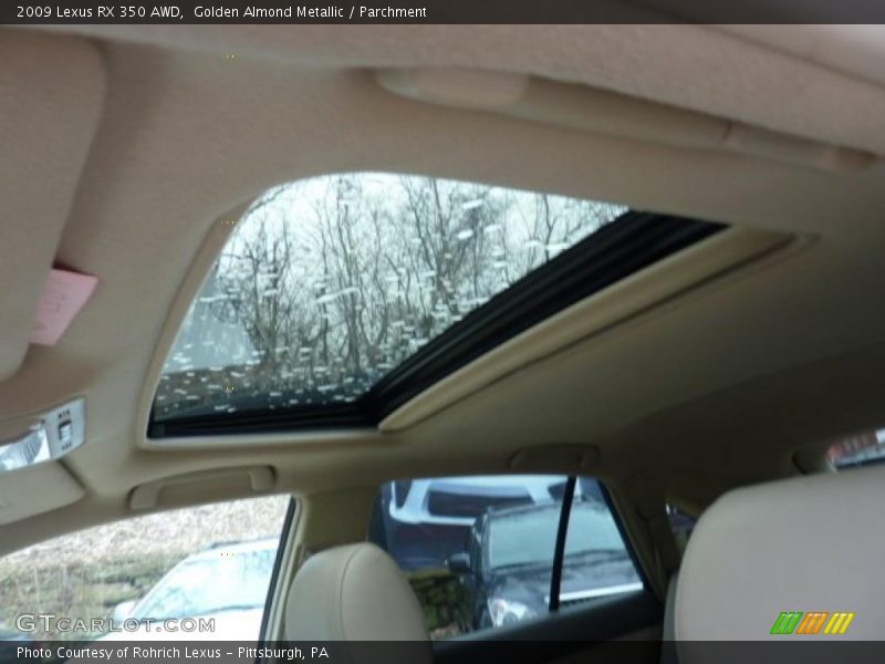 Golden Almond Metallic / Parchment 2009 Lexus RX 350 AWD