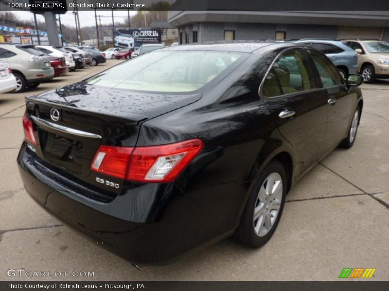 Obsidian Black / Cashmere 2008 Lexus ES 350
