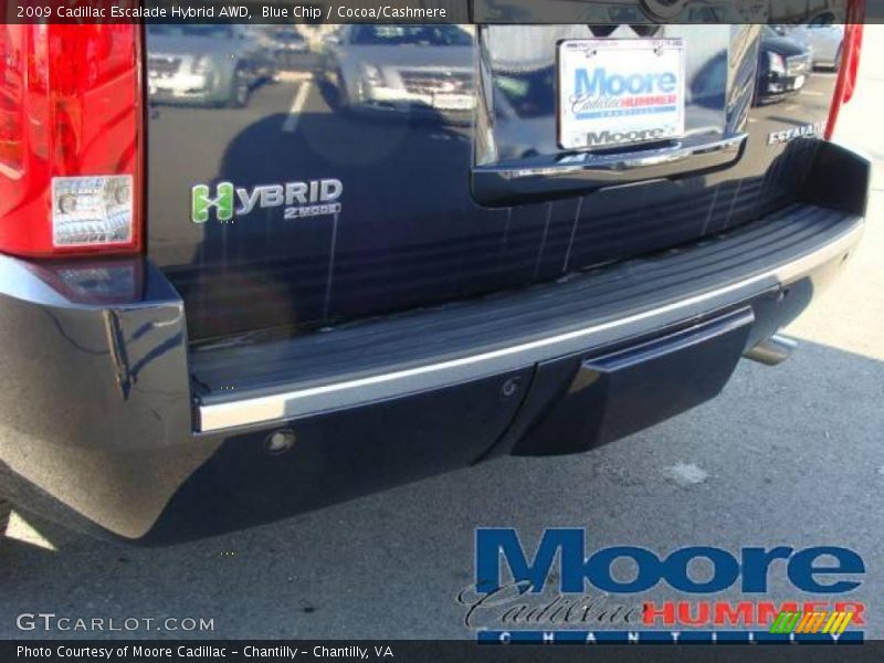Blue Chip / Cocoa/Cashmere 2009 Cadillac Escalade Hybrid AWD