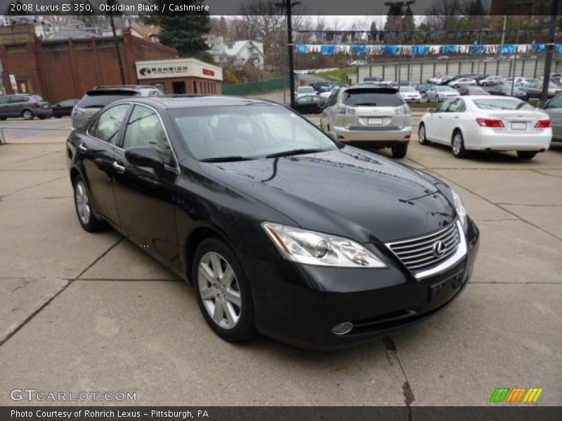 Obsidian Black / Cashmere 2008 Lexus ES 350