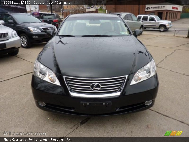 Obsidian Black / Cashmere 2008 Lexus ES 350