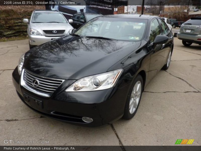 Obsidian Black / Cashmere 2008 Lexus ES 350