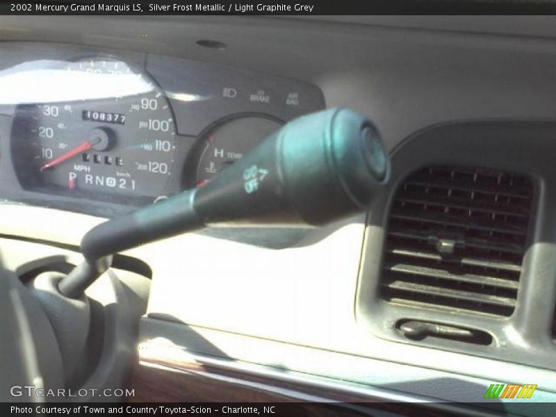 Silver Frost Metallic / Light Graphite Grey 2002 Mercury Grand Marquis LS