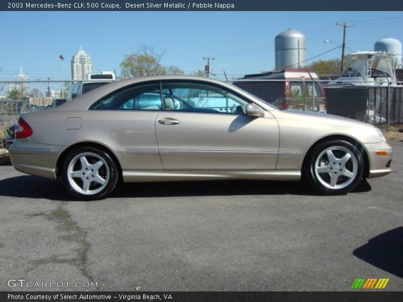  2003 CLK 500 Coupe Desert Silver Metallic