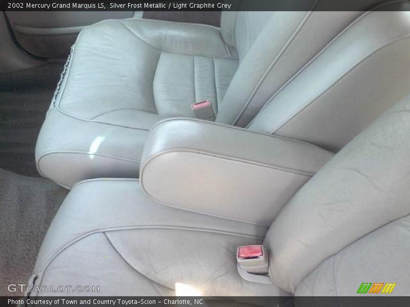Silver Frost Metallic / Light Graphite Grey 2002 Mercury Grand Marquis LS