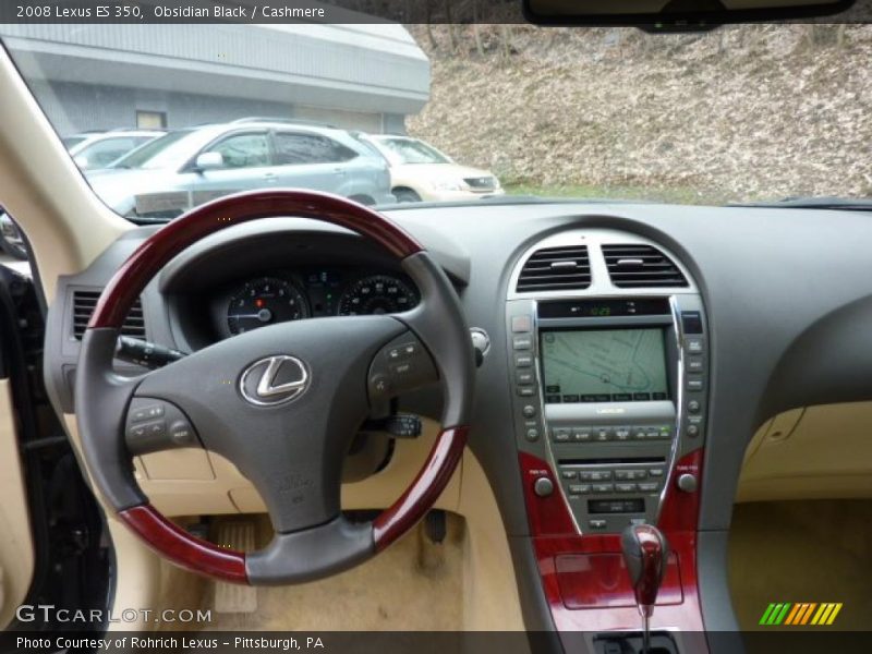 Obsidian Black / Cashmere 2008 Lexus ES 350