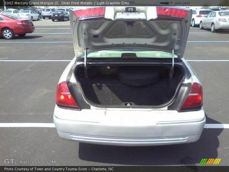 Silver Frost Metallic / Light Graphite Grey 2002 Mercury Grand Marquis LS