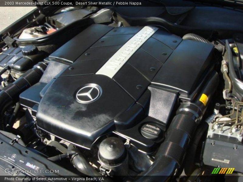  2003 CLK 500 Coupe Engine - 5.0 Liter SOHC 24-Valve V8