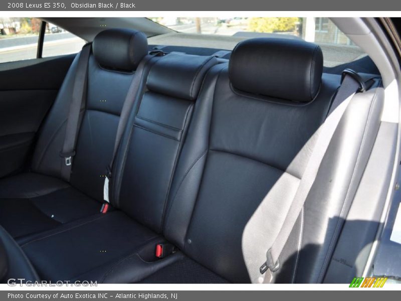Obsidian Black / Black 2008 Lexus ES 350