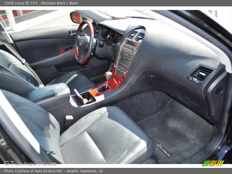 Obsidian Black / Black 2008 Lexus ES 350