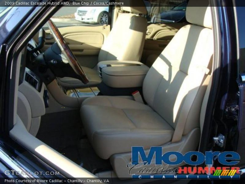 Blue Chip / Cocoa/Cashmere 2009 Cadillac Escalade Hybrid AWD