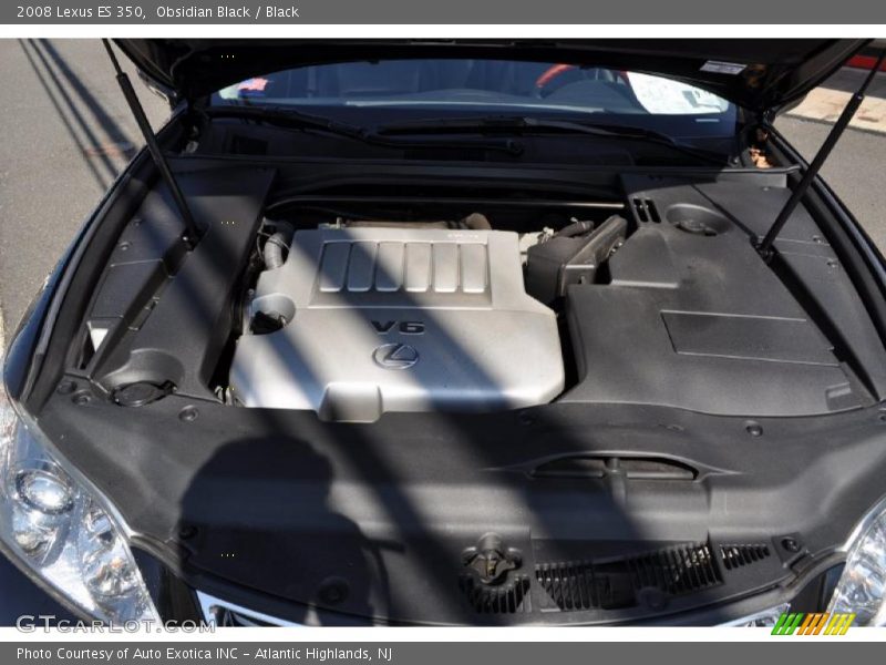 Obsidian Black / Black 2008 Lexus ES 350