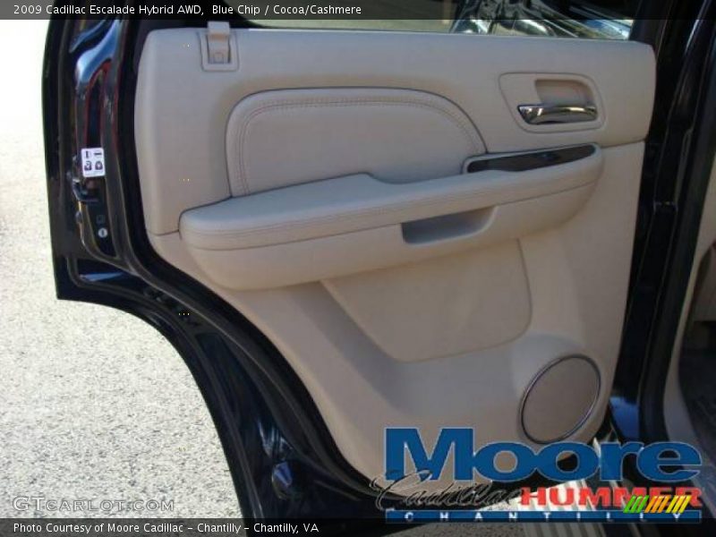 Blue Chip / Cocoa/Cashmere 2009 Cadillac Escalade Hybrid AWD