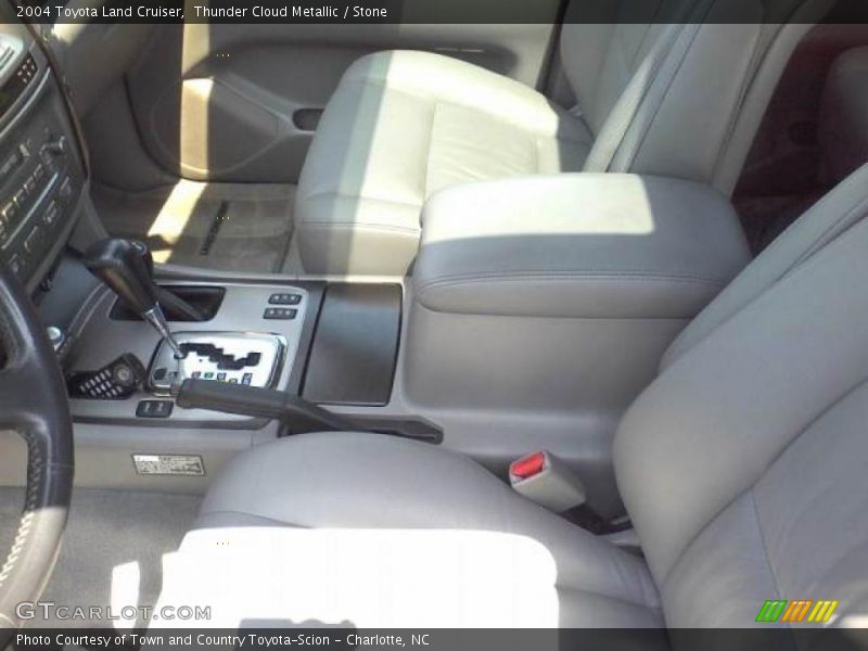 Thunder Cloud Metallic / Stone 2004 Toyota Land Cruiser