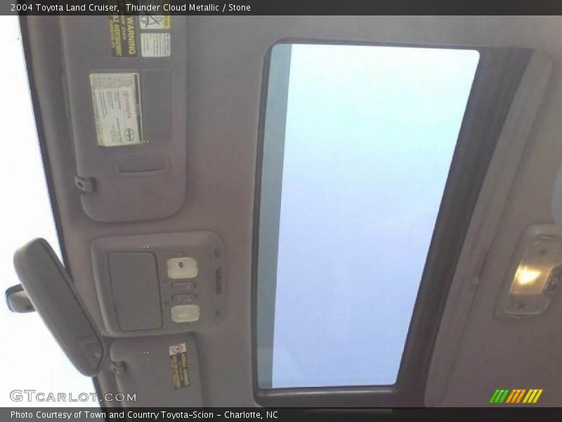 Thunder Cloud Metallic / Stone 2004 Toyota Land Cruiser