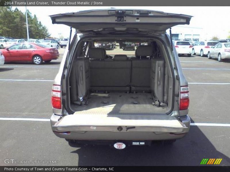 Thunder Cloud Metallic / Stone 2004 Toyota Land Cruiser